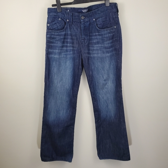 Rock & Republic Jean's Button Fly Light Wash Mens